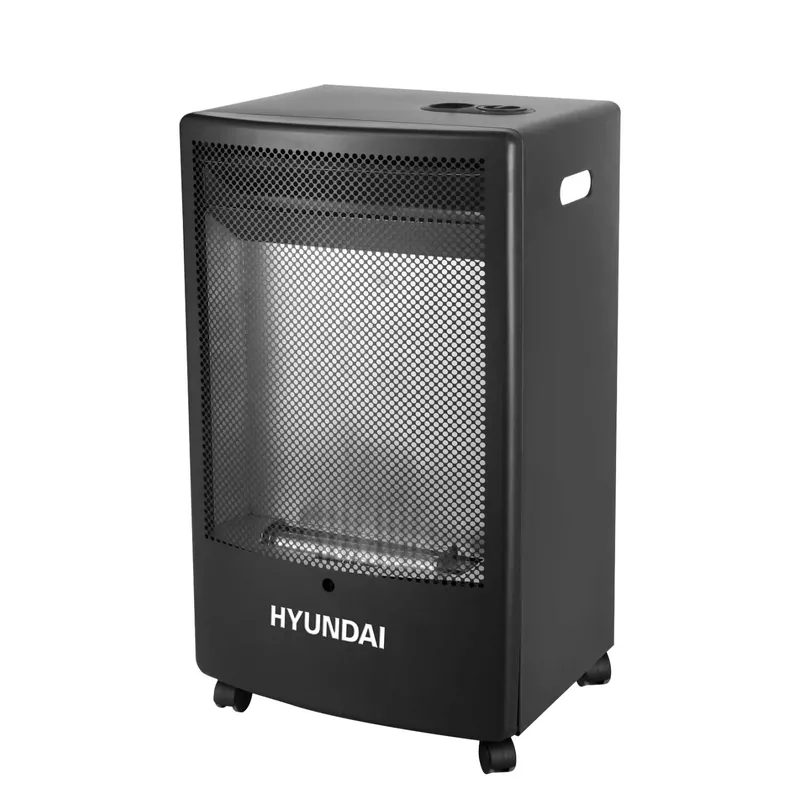 Superprijs Stufa a gas portatile Hyundai fiamma blu accensione elettronica 4,2kW nero