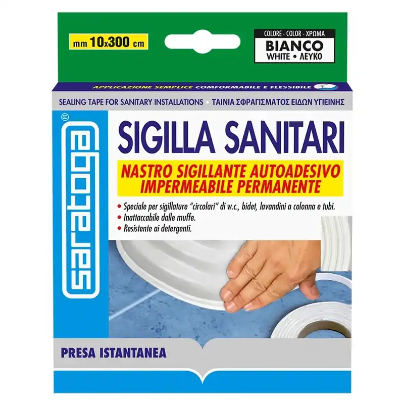 Tijdelijk Beschikbaar Nastro sigillante autoadesivo Saratoga Sigilla Sanitari