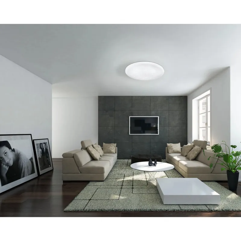 Plafoniera LED Frania 1600 lm bianco neutro Ø 33 cm Betaalbaar