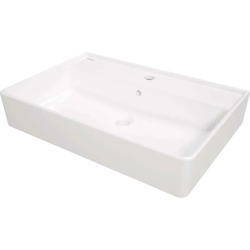 Bestseller Lavabo sospeso/appoggio Madruga Idrostile foro rubinetto 61x41 cm bianco