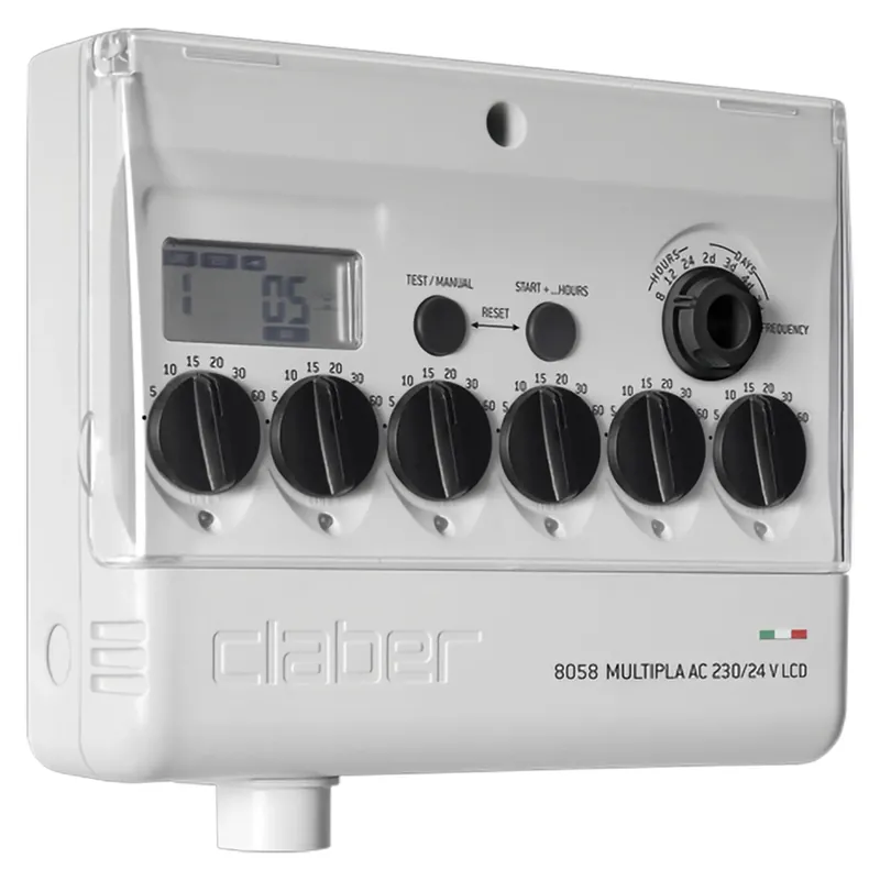 Claber programmatore Multipla LCD AC 230/24V Bestseller