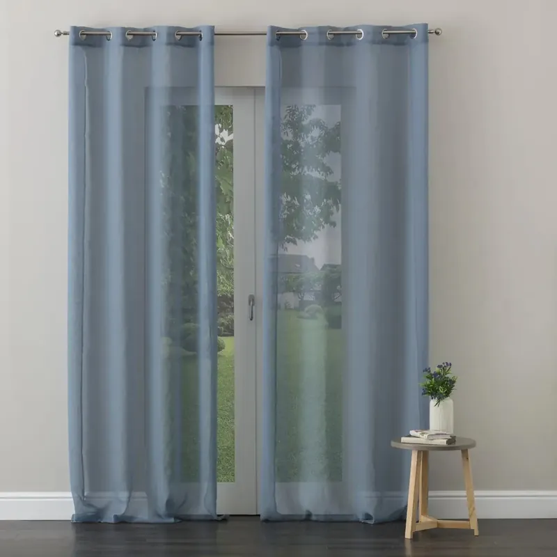 Tenda arredo Ilenia L 140 x H 280 cm azzurro Must-Have
