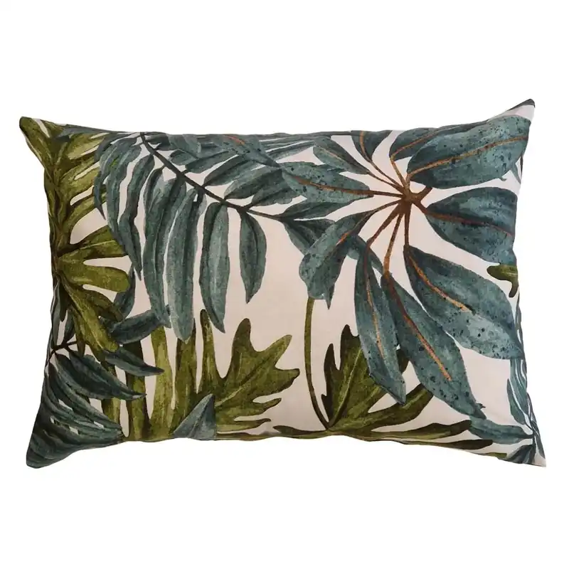 Cuscino arredo Foglia verde 60x40 cm Direct Verzonden
