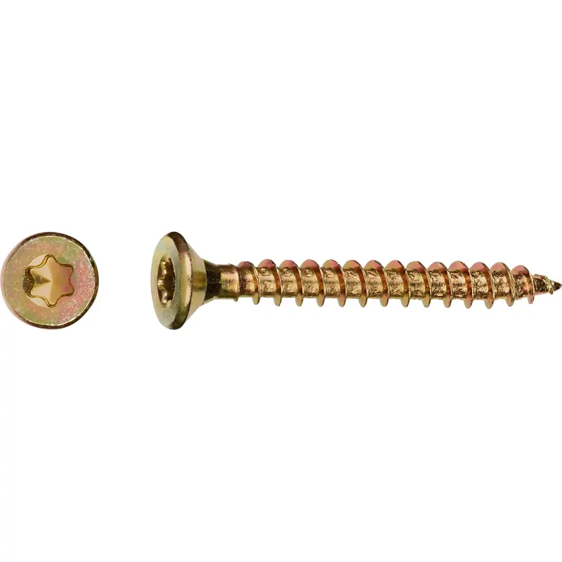 LUX-TOOLS Vite universale LUX-TOOLS testa svasata piana Ø 3,5x30 mm Torx 100 pz Lage Kosten