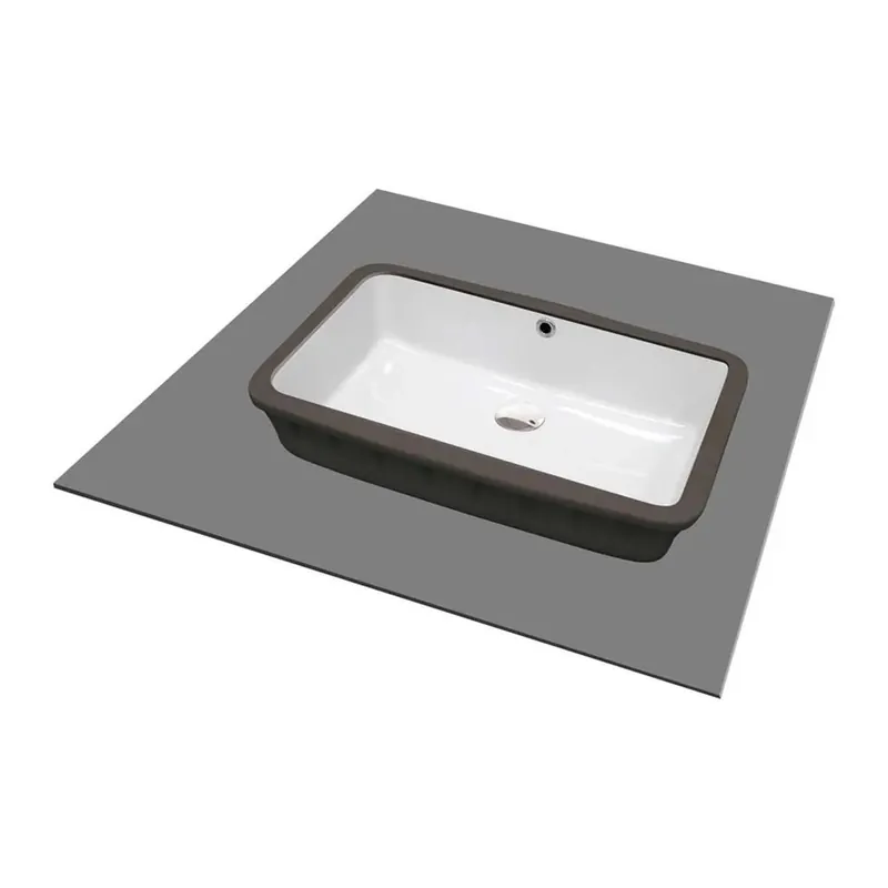Lavabo da incasso ceramica Madruga Idrostile 300x173 mm Bianco Snelle Levering