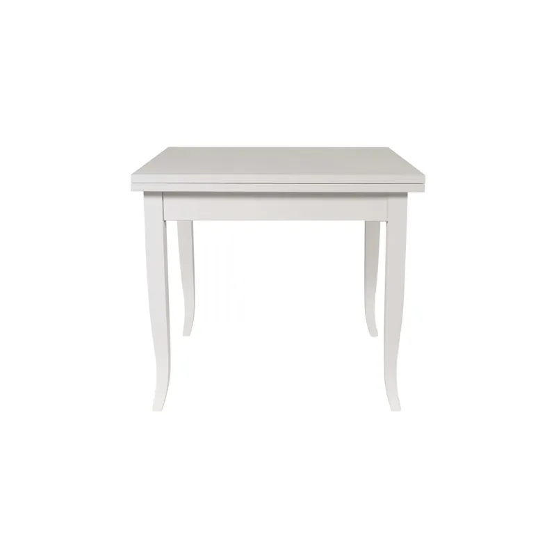 Premium Tavolo allungabile da pranzo Verona bianco 90x90x78 cm
