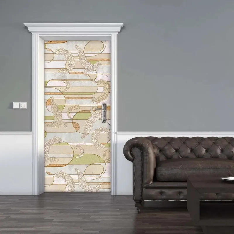 Laatste Versie Decorazione Autoadesiva per porta Liberty Style 210x83 cm