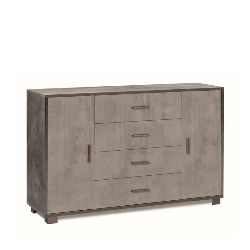 Mobile cassettiera in kit Sarmog 4 cassetti 112x70x41 cm marrone scuro Tijdelijk Beschikbaar