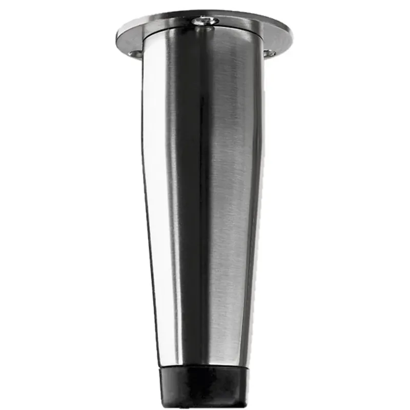 Piede per mobile Hettich Vitima Ø 50 x H 100 mm effetto acciaio inox Direct Verzonden