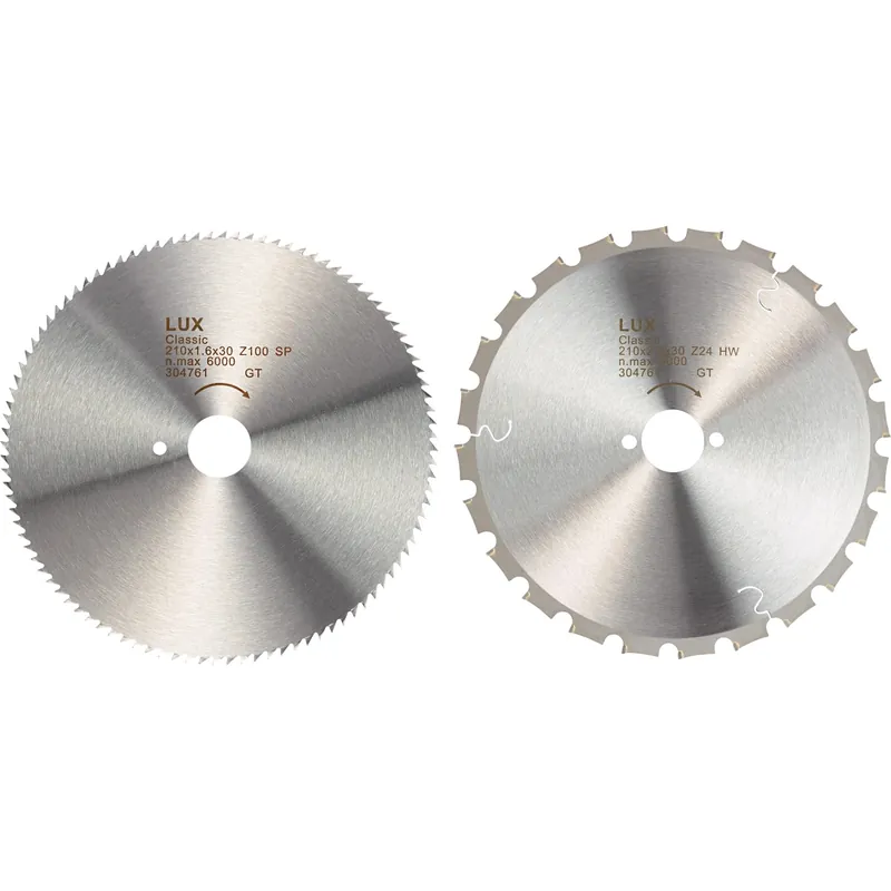 LUX-TOOLS Set di lame per sega circolare legno Ø 210 mm 2 pz Shop Nu