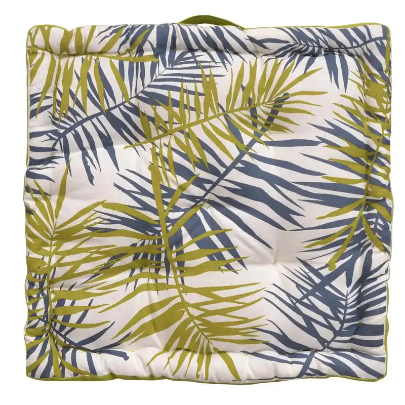 Cuscino da pavimento Futon fantasia foglie 40x40 cm Seizoensaanbieding