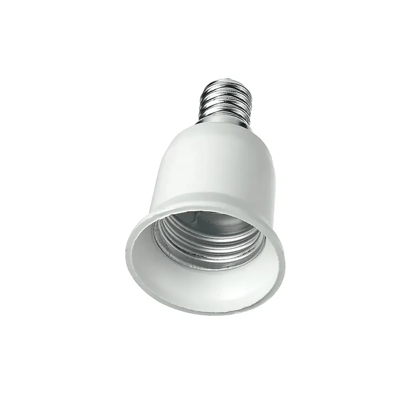 Adattatore per portalampada da E14 a E27 bianco Koopje