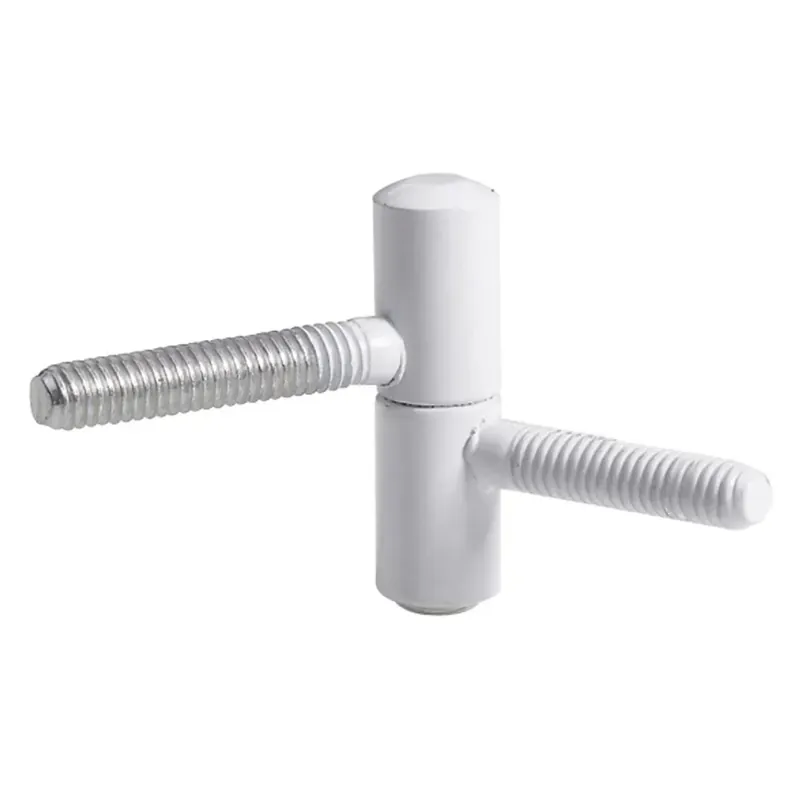 Direct Beschikbaar Cerniera per porte a due gambi acciaio bianco Ø 10 mm 2 pz