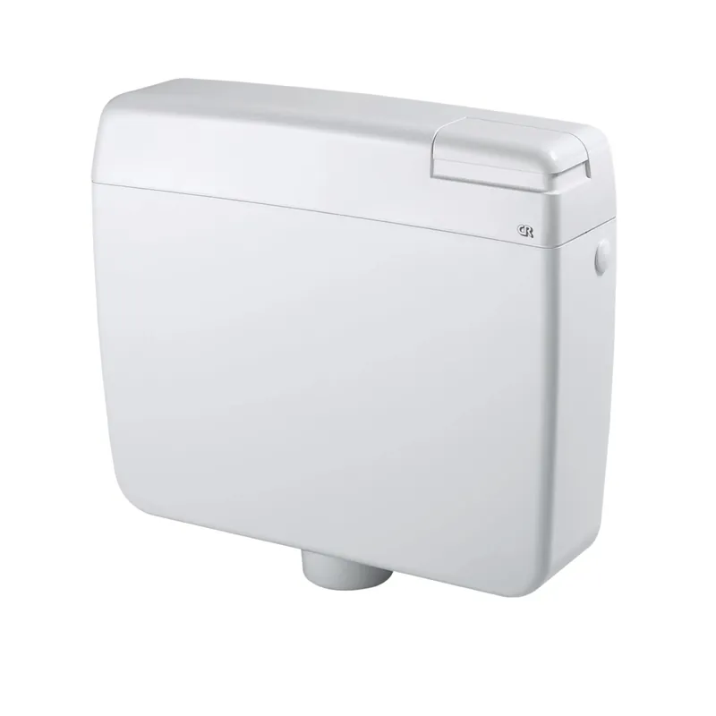 Snelle Levering Cassetta WC di scarico Smart pulsante ad angolo Start&Stop bianco
