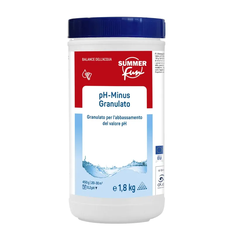 Nu Kopen Granulato per abbasamento PH piscina Minus 1,8 kg