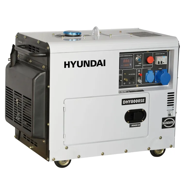 Generatore diesel Hyundai silenziato 6,3 kW Direct Verzonden