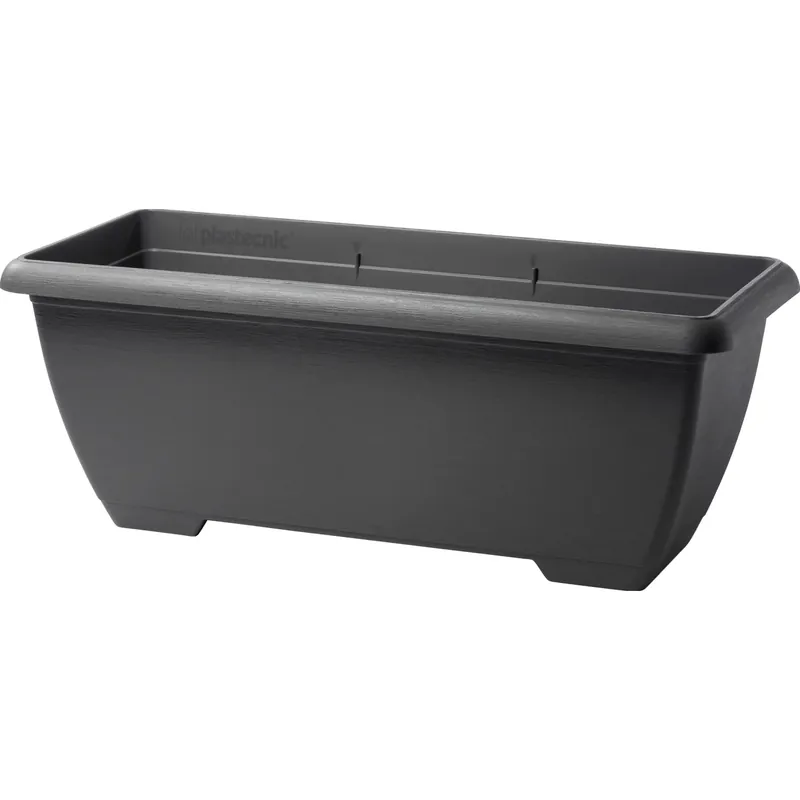 Merkproduct Fioriera da esterno Terrae Maxi in plastica grigio fumo 60x30x29 cm