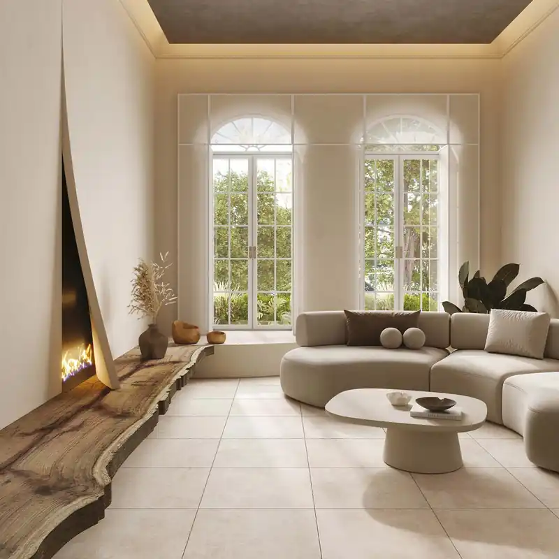 Piastrella in gres porcellanato Stone Tendace beige 60,4x60,4 cm 1,46 m² Must-Have