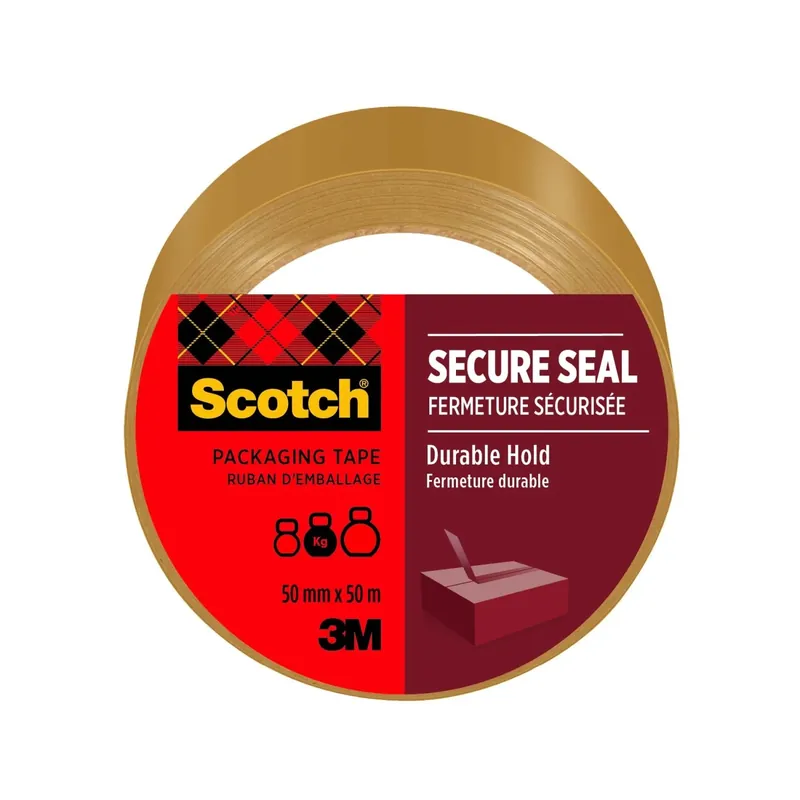 Nastro adesivo da imballaggio Scotch® Secure Seal 50 mm x 50 m marrone Lage Kosten