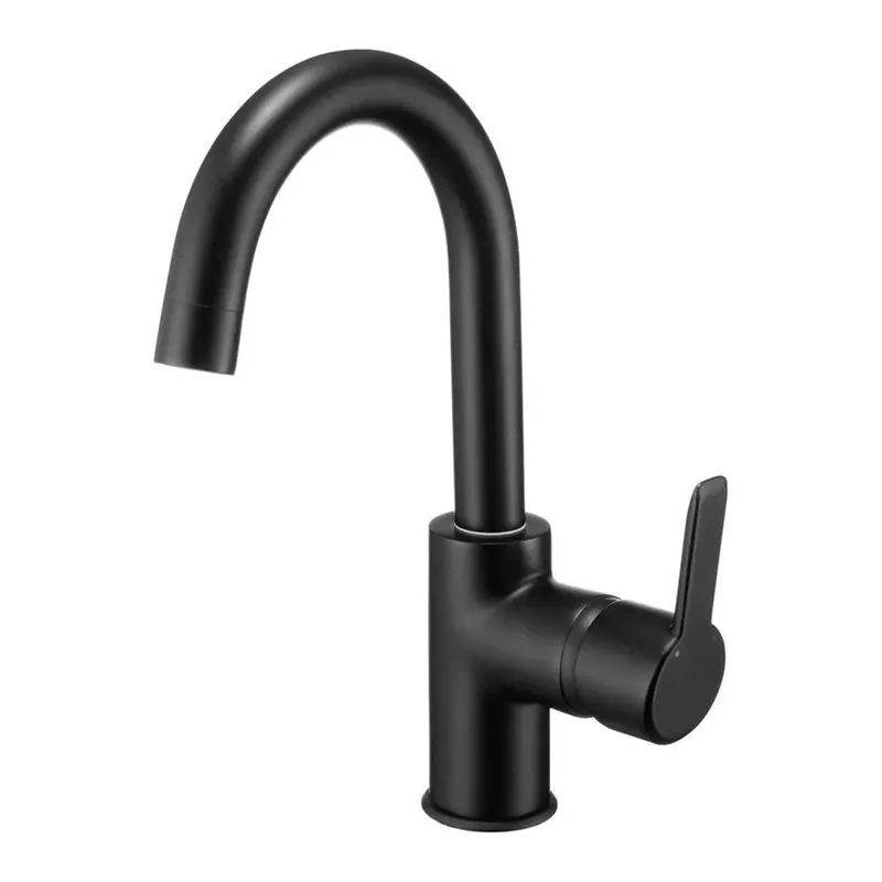 Flitsaanbieding Miscelatore lavabo Rodas nero H65 L200 P385 mm