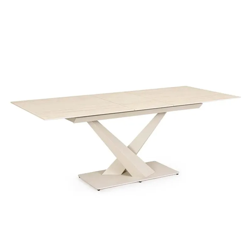 Speciale Aanbieding Tavolo rettangolare Johannes 200x90xh75 cm beige