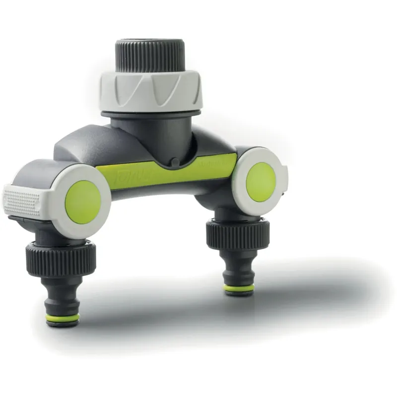 Presa rubinetto G.F. doppia uscita filetto 3/4" - Lime Goedkoop