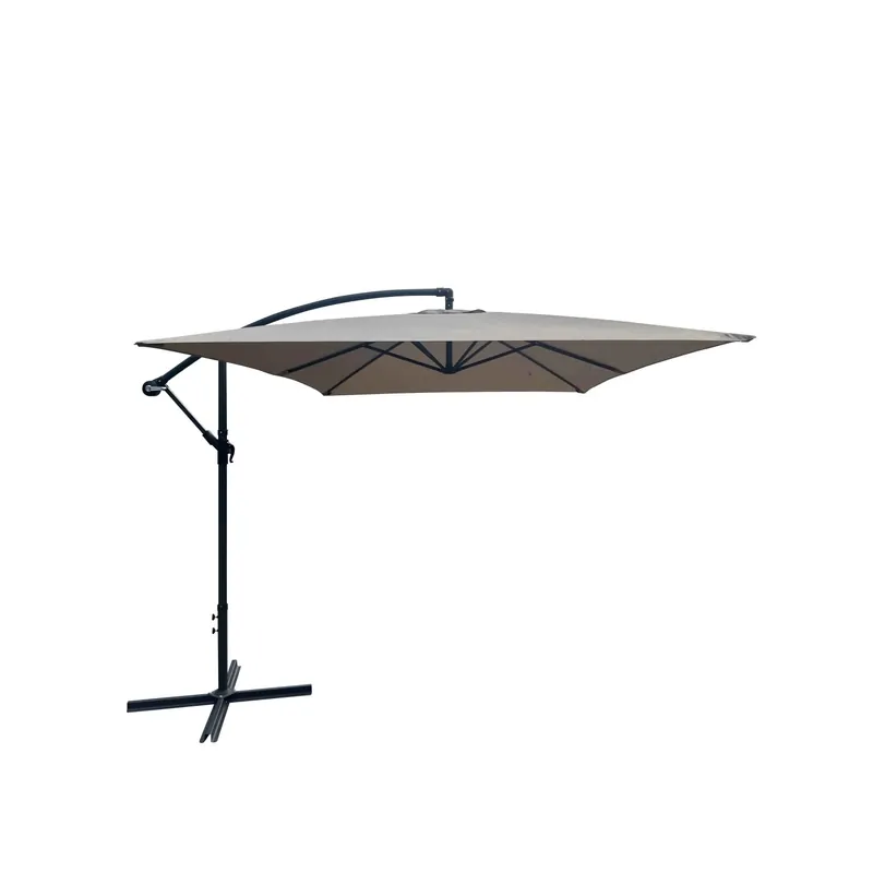 Fabrieksprijs Ombrellone da giardino a palo decentrato tondo 200x300 cm tortora