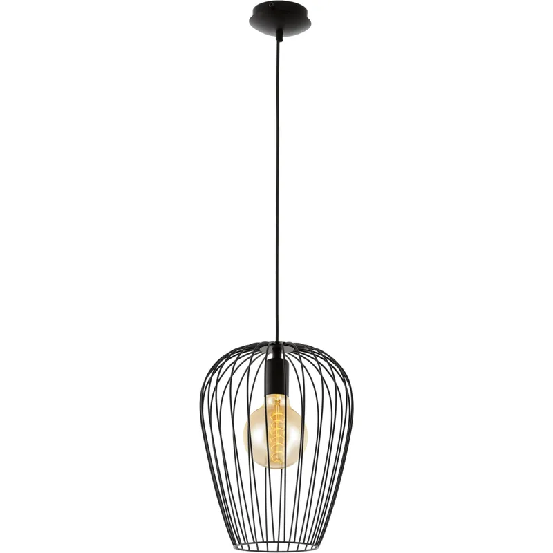 Lampada a sospensione Eglo Newtown Nero Ø 27,5 cm Rechtstreeks Van De Fabrikant