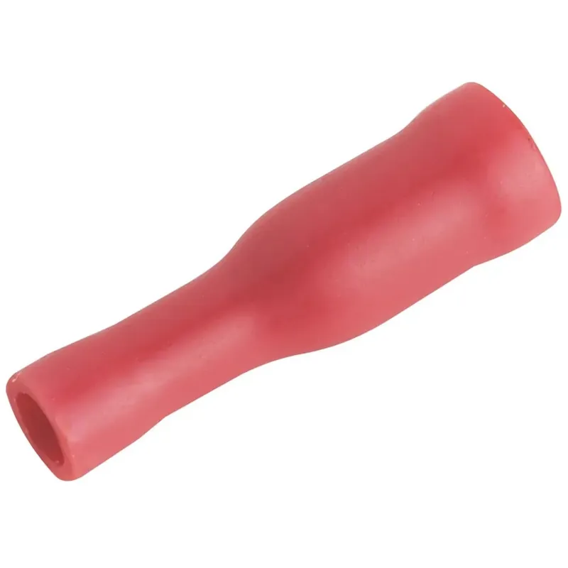 Connettori rotondi LUX-TOOLS 0,5 mm² - 1,5 mm² rosso 10 pz totalmente isolati Korting