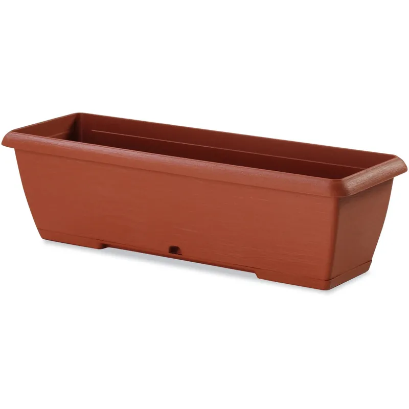 Fioriera da esterno Terrae in plastica terracotta 80x43x38,5 cm Koop Online