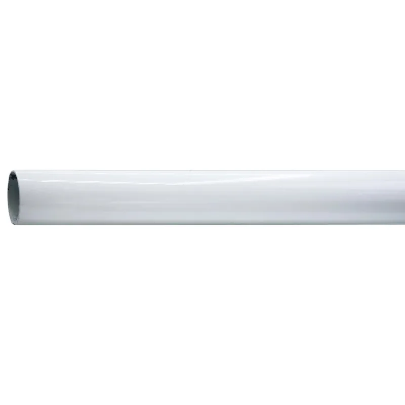 Superprijs Bastone per tenda in ferro bianco L 120 x Ø 2 cm
