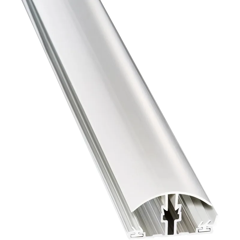 Profilo PVC di collegamento e bloccaggio PVC 1,0/1,6 cm 200 cm bianco Gecertificeerd