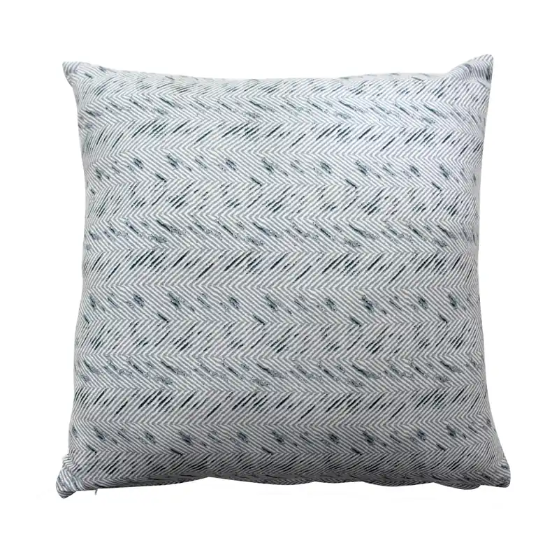 Premium Fodera per cuscino fantasia spiga blu 50x50 cm