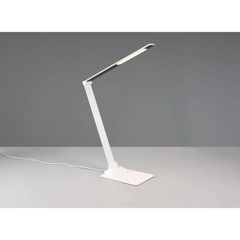 Lampada tavolo Travis dimmerabile 650lm 6,5W bianca L 72 cm Exclusieve Aanbieding
