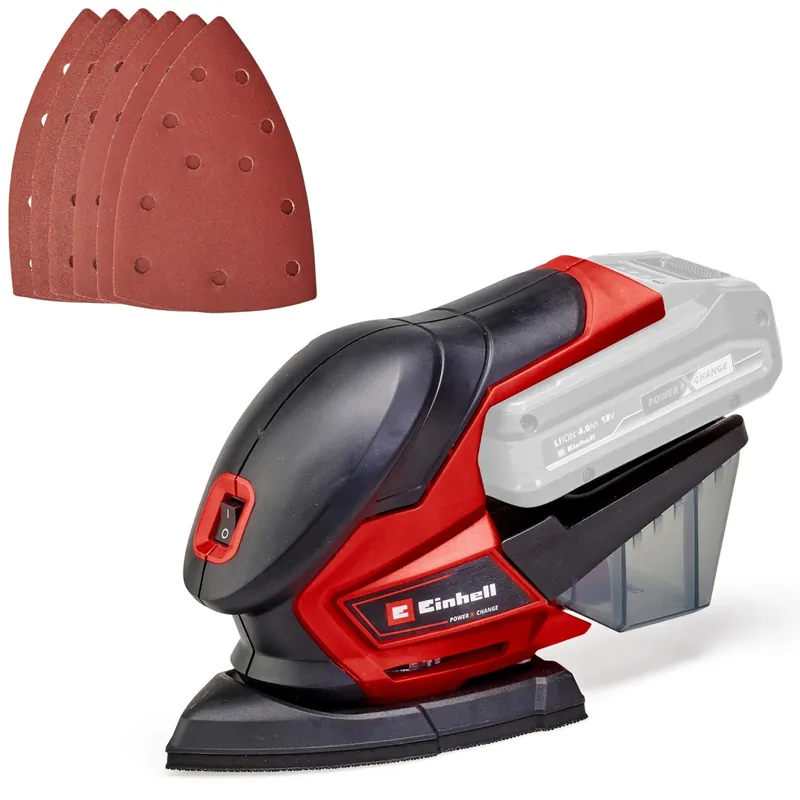 Bestseller Levigatrice multifunzione Einhell Power X-Change TE-OS 18/150 Li-Solo 18 V