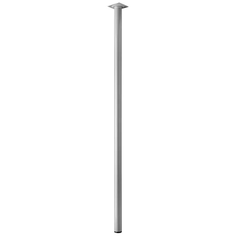 Gamba da tavolo Hettich effetto alluminio Ø 30 x 900 mm Flitsaanbieding