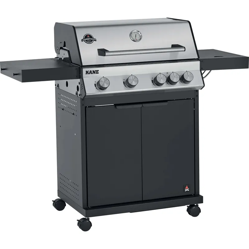 Barbecue a gas Jamestown 4 bruciatori laterali 75x58x52 CM Rechtstreeks Van De Fabrikant