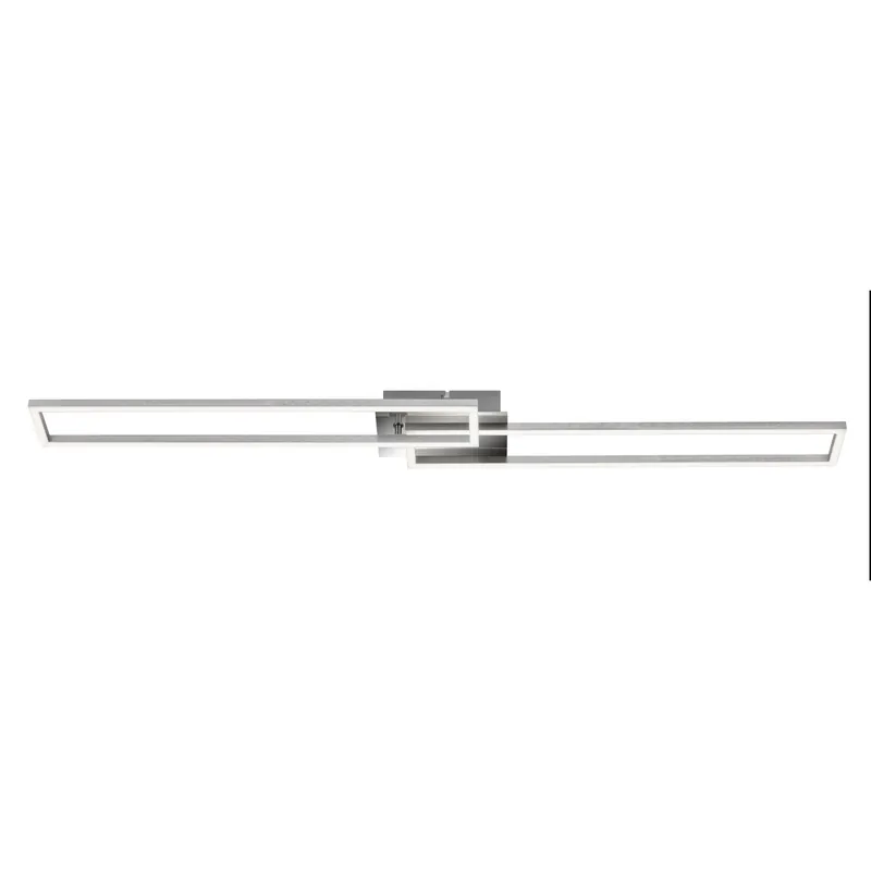Applique/Plafoniera LED Frames 4400 lm CCT 110x25 cm cromo Voordeelprijs