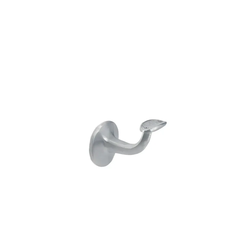 Supporto squadrato corrimano base piana in ottone cromato satinato Beperkte Voorraad