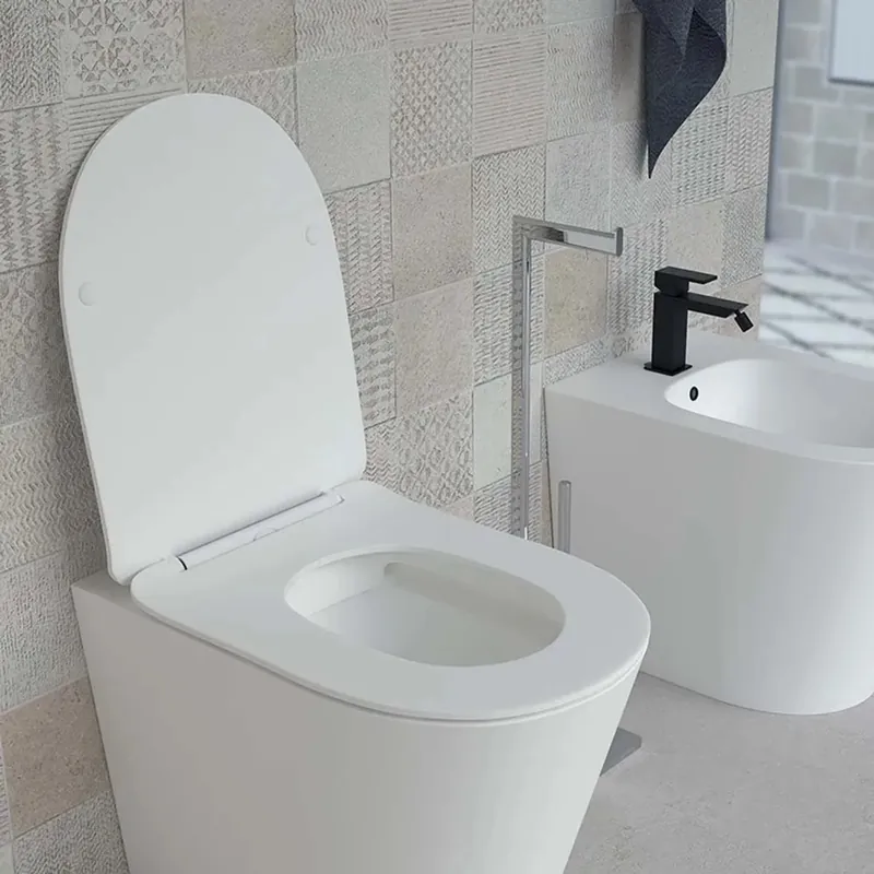 Gecertificeerd Sedile WC slim Surf in termoindurente 460x365x42 mm