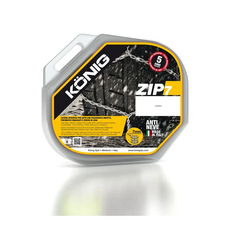 Populair Konig catena da neve per autovettura ZIP 7 mis. 060