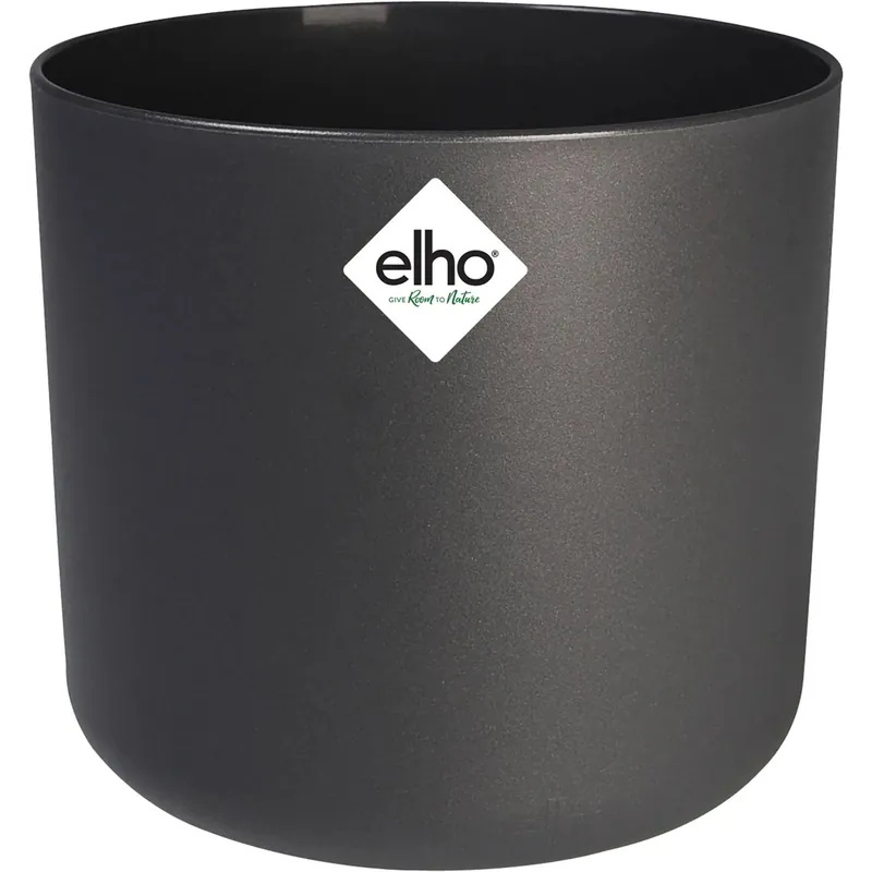 Vaso per piante rotondo Elho B.For Soft Ø 29,5 cm antracite Hoge Kwaliteit