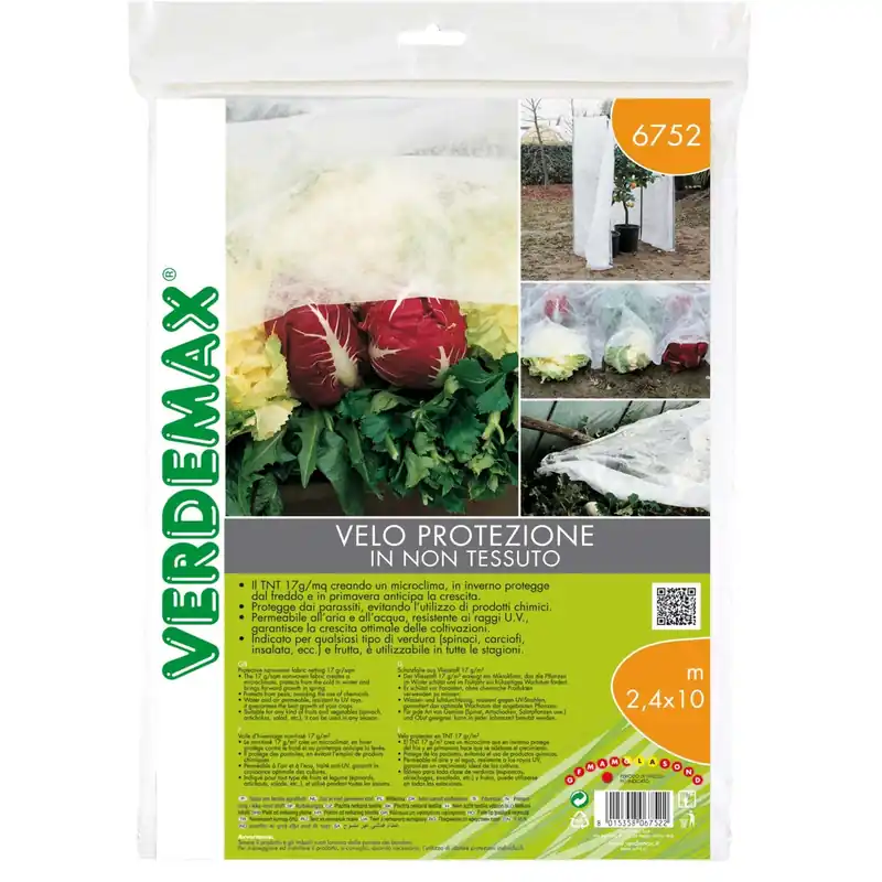 Velo protezione in TNT 17 gr/m² bianco m 2,4x10 Beperkte Voorraad