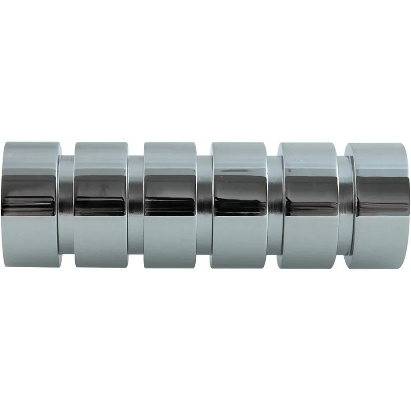 Superprijs Terminale bastone tenda Mydeco Rillcube cromo Ø 2 cm