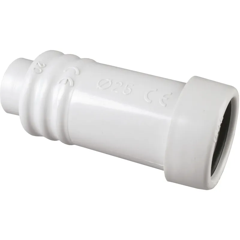 Beperkt Aanbod Raccordo tubo rigido Ø 25 mm - tubo flessibile (guaina) Ø 20 mm grigio