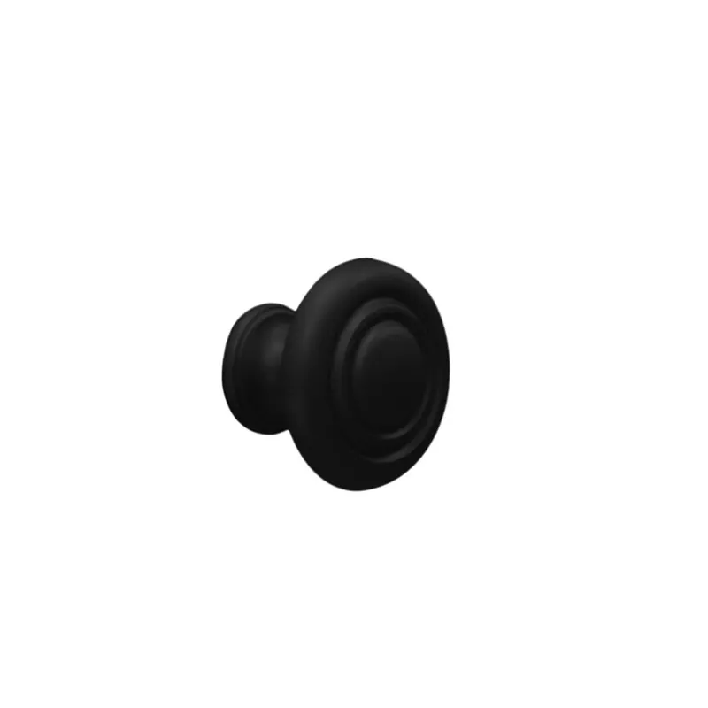 Set 2 pomoli in zama Ø 30 mm finitura nero opaco Must-Have