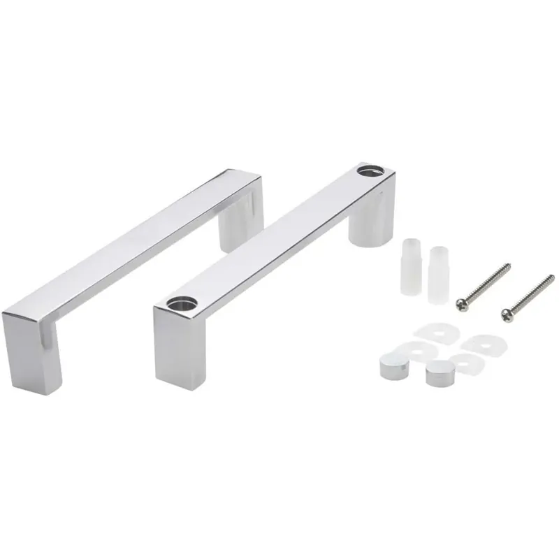 Maniglia porta doccia acciaio quadrato Idrostile 155 mm acciaio Gereduceerde Prijs