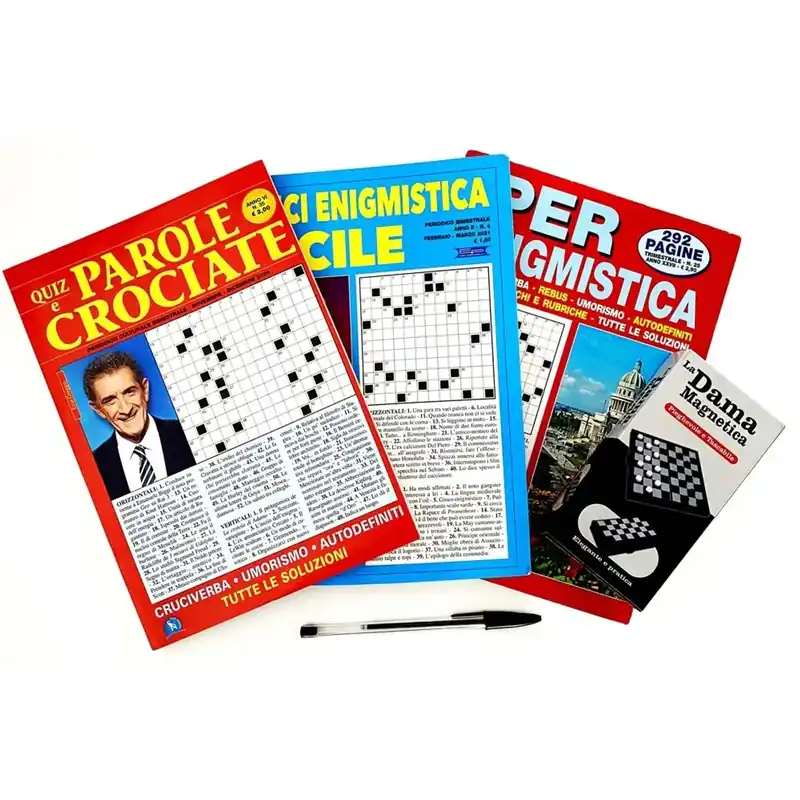 Enigmistica Puzzle Autodefiniti Dama set Must-Have