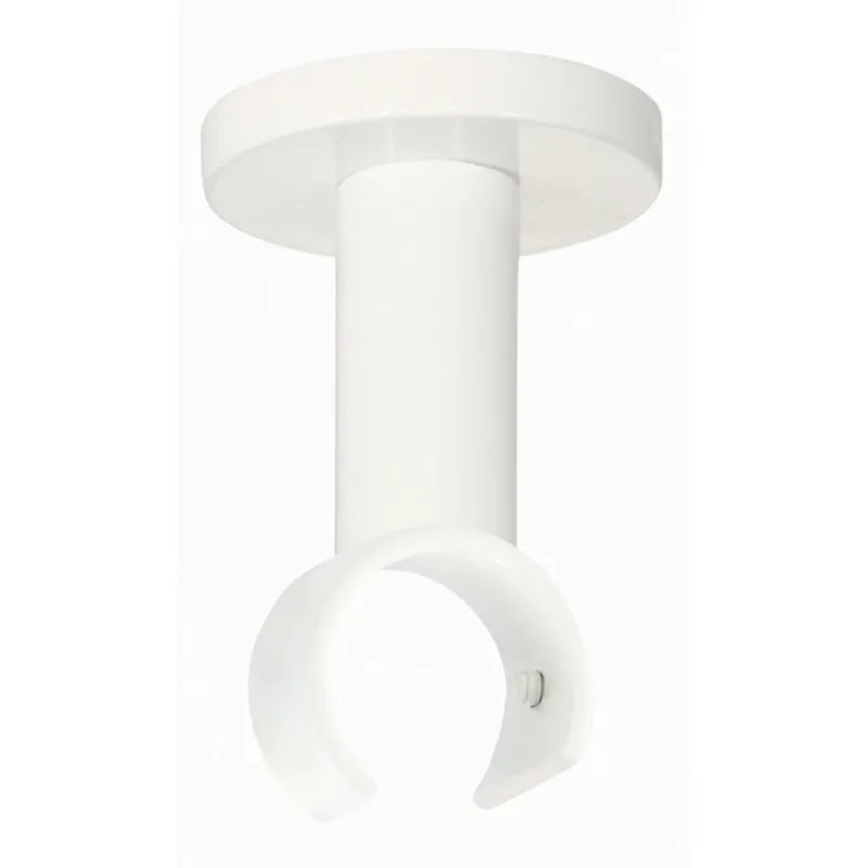 Supporto bastone tenda a soffitto Classic 1 via bianco Ø 2 x 4 cm Finale Uitverkoop