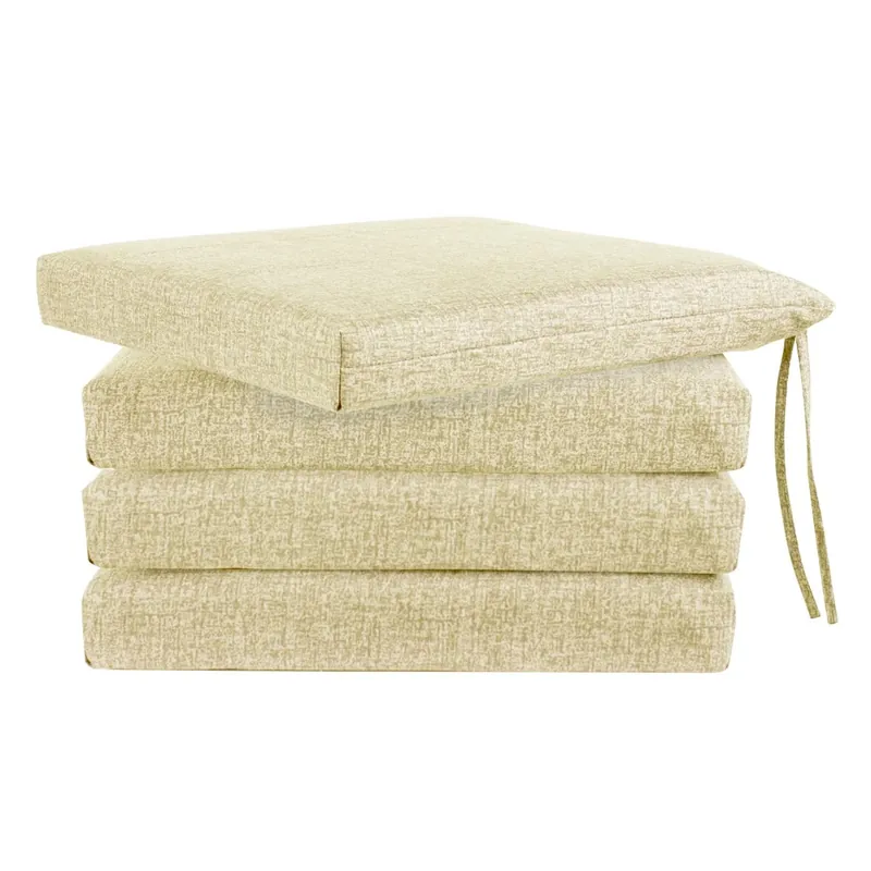Coprisedia tinta unita beige 40x40 cm 4 pz Speciale Aanbieding